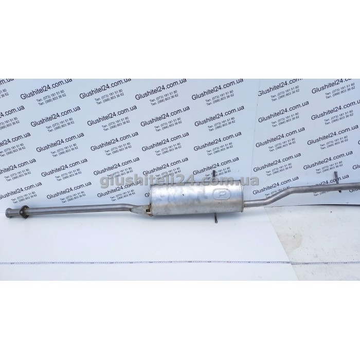 Глушник Мерседес A140L/A160L/A190L - W168) 1.4/1.6/1.9 бензин 2001-2004 (13.25) Polmostrow алюмінізований