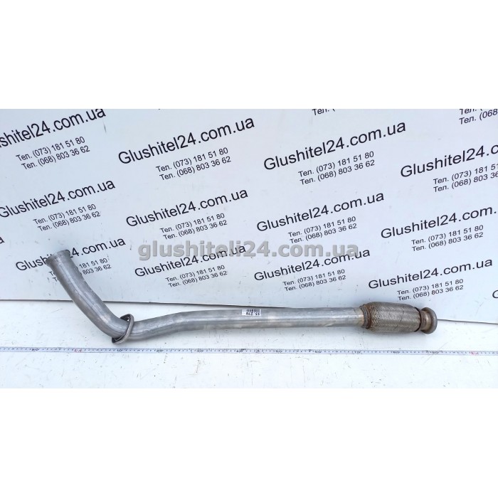 Приемная труба Мерседес 207Д-410Д (Mercedes 207D-410D) 2.3/2.4/2.9/3.0 дизель 89-91 (13.270) Polmostrow алюминизированная