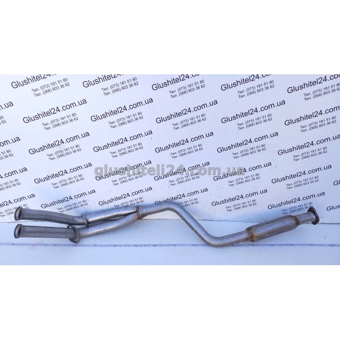 Приемная труба (штаны) Мерседес 190-W201 (Mercedes 190-W201) 82-93 1.8/2.0/2.3 бензин (13.300) Polmostrow алюминизированный