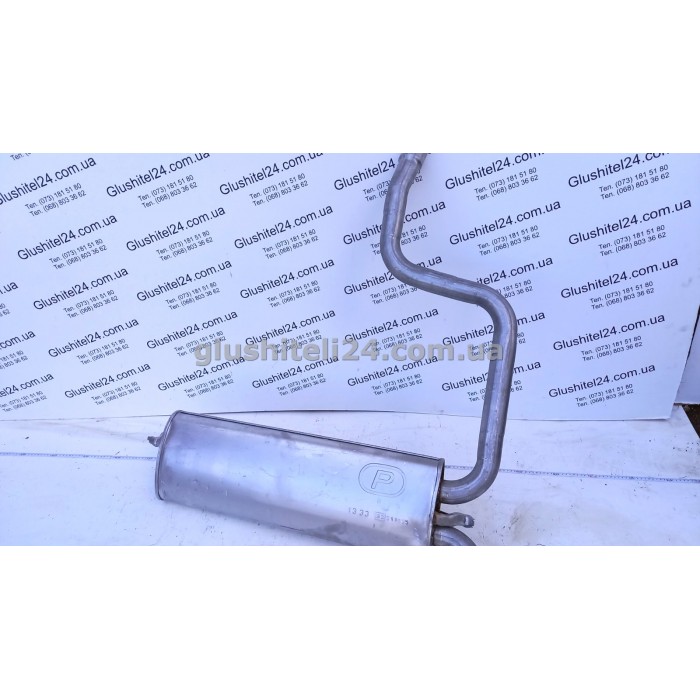 Глушитель Мерседес 124 (Mercedes 124) 85-96 2.0/2.2/2.5D/2.8/3.0/3.0D/3.2 универсал (13.33) Polmostrow алюминизированный