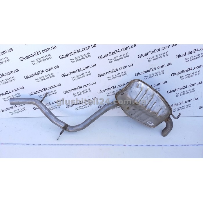 Глушник Мерседес (Mercedes) E200/E240/E320/E500 - W211 1.8/2.6/3.2/5.0 02 - 09 (13.51) Polmostrow алюмінізований