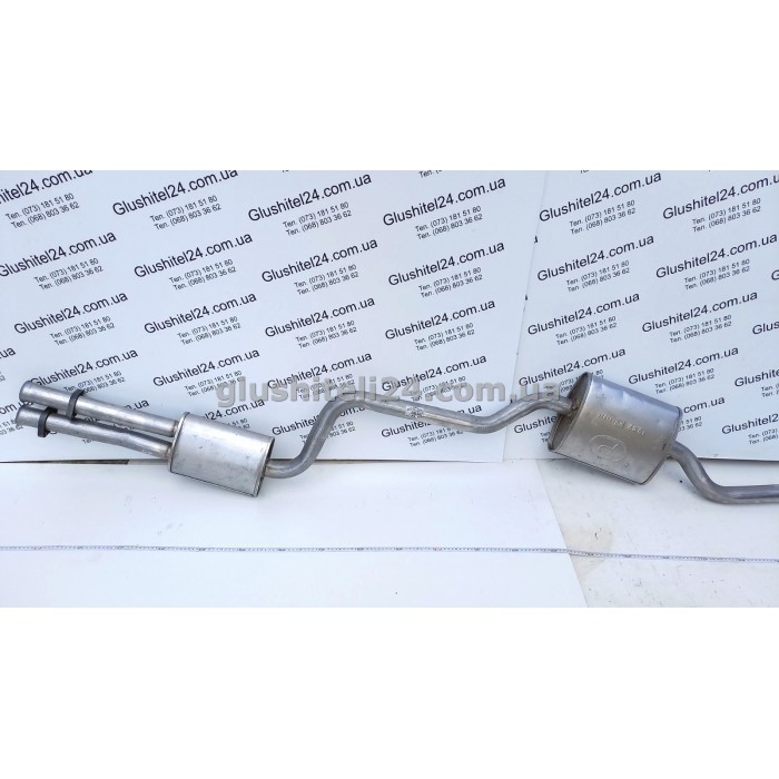 Резонатор Мерседес В123 (Mercedes W123) 80-85 230E (13.82) Polmostrow алюмінізований
