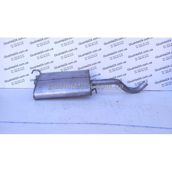 Глушник Мерседес ML350-W163 (MERCEDES ML350-W163) 3.7 бензин 2002-2005 (13.88) Polmostrow алюмінізований