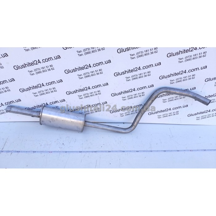 Резонатор Митсубиси Кольт/Смарт Форфоур (Mitsubishi Colt/SMART FORFOUR) 1.1/1.3 2004-2012 (14.06) Polmostrow алюминизированный