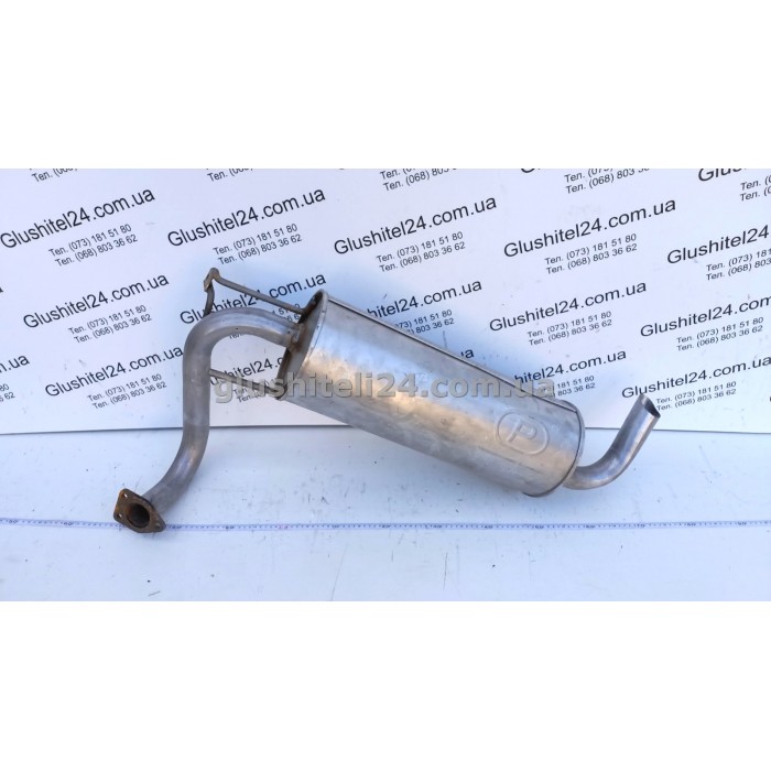 Глушитель Митсубиси Паджеро (Mitsubishi Pajero) (14.10) 1.8/2.0 99-07 Polmostrow алюминизированный