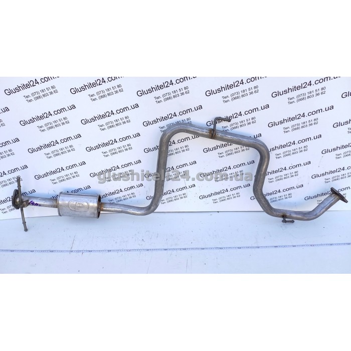 Резонатор Митсубиси Спейс Вагон (Mitsubishi SPACE WAGON) (14.112) 1.8D/2.0D 91-96 Polmostrow алюминизированный