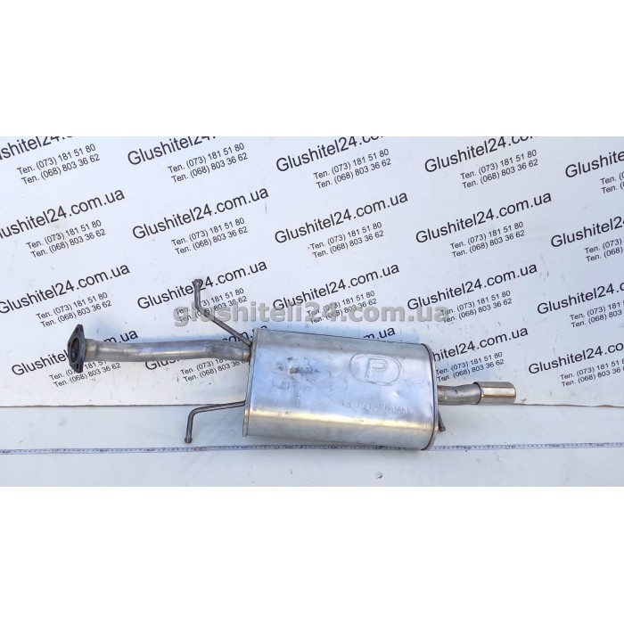 Глушник Мітсубісі Карізма (Mitsubishi Carisma) (14.131) 1.6 бензин -16V/1.9 TD 1995-2004 (14.131) Polmostrow алюмінізований