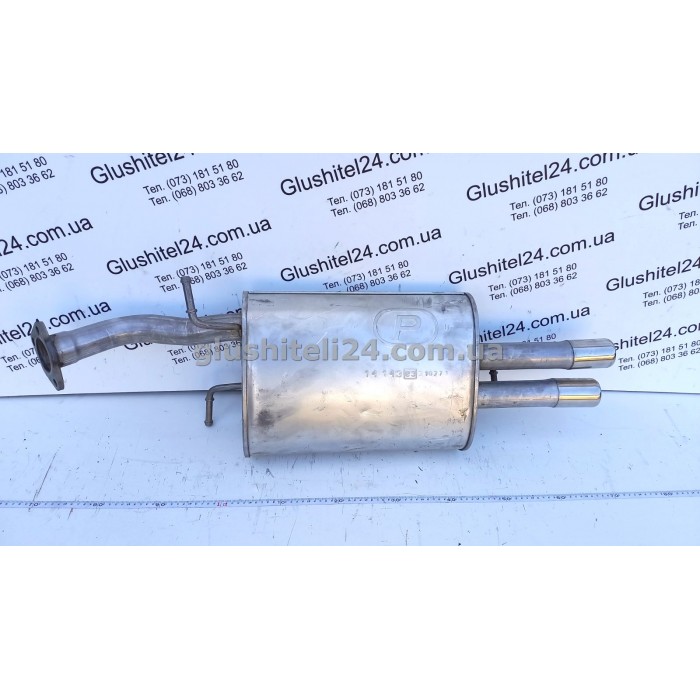 Глушитель задний (конечный, основной) Митсубиси Каризма (Mitsubishi Carisma) 1.8 GDi 97-99 - (14.143) Polmostrow
