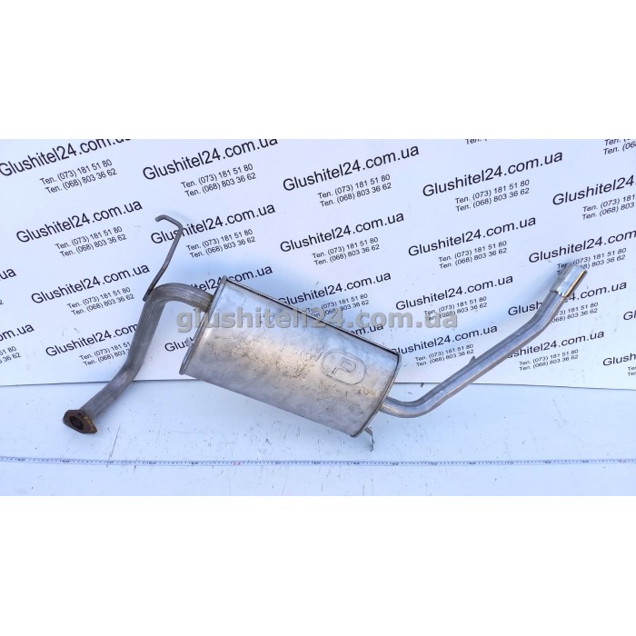 Глушник Мітсубісі Лансер 6 (Mitsubishi Lancer 6) 1988-1992 1.3/1.5/бенз/1.8 дизель (14.21) Polmostrow алюмінізований