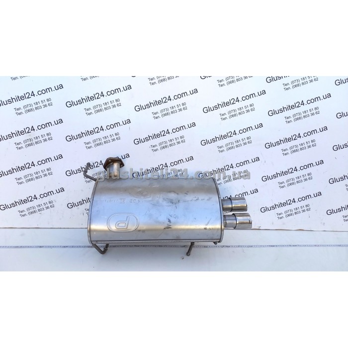 Глушитель Митсубиси Аутлендер 2 (MITSUBISHI OUTLANDER 2)/ Ситроен С-Кроссер (Citroen C-Crosser)/ Пежо 4007 (Peugot 4007) 2.0D/2.2D 2007 - (14.38) Polmostrow алюминизированный