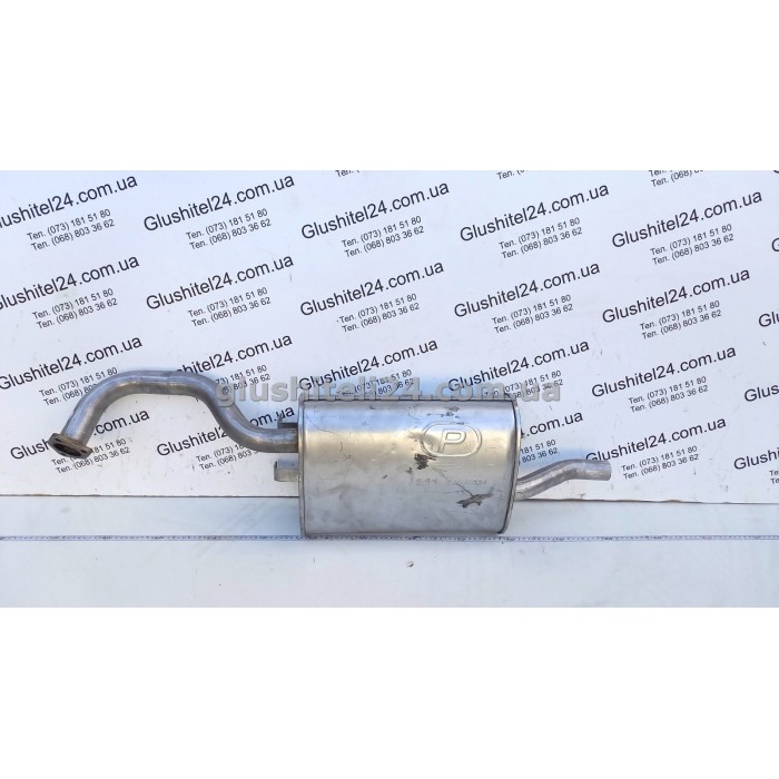 Глушитель задний Митсубиси Галант 6 (Mitsubishi Galant 6) 88-92 1.8/2.0 бензин/дизель (14.44) Polmostrow алюминизированный