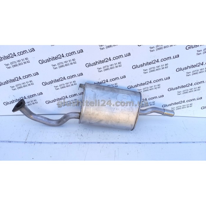 Глушник Мітсубісі Галант (Mitsubishi Galant) 1.8i-16V/2.0i-16V 1992-1996 (14.47) Polmostrow алюмінізований