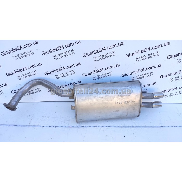 Глушитель Митсубиси Сигма (Mitsubishi Sigma) 3.0i sedan 1991-1997 (14.98) Polmostrow алюминизированный