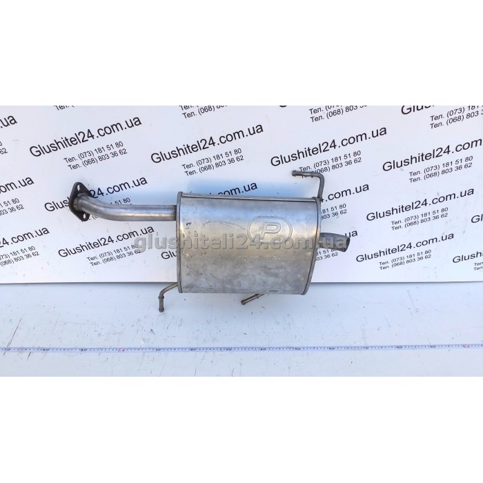 Глушитель задний (конечный) Ниссан Примера (Nissan Primiera) 1.6 16V комби 1998-2002 (15.00) Polmostrow алюминизированный