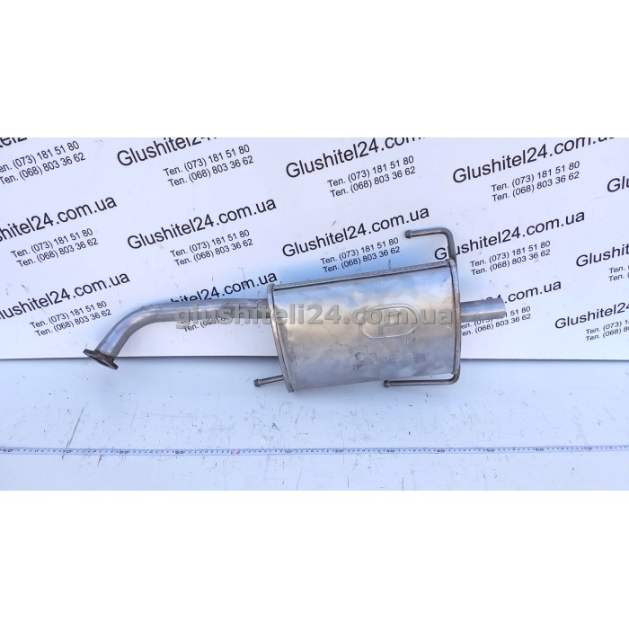 Глушитель Ниссан Санни (Nissan Sunny) 90-96 N14 1.4/1.6 3D kat хэтчбек (15.130) Polmostrow алюминизированный