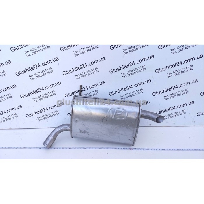 Глушитель Ниссан X-трейл Т31 под хомут (Nissan X-Trail) 2.0 бензин 2007 - (15.18) Polmostrow алюминизированний