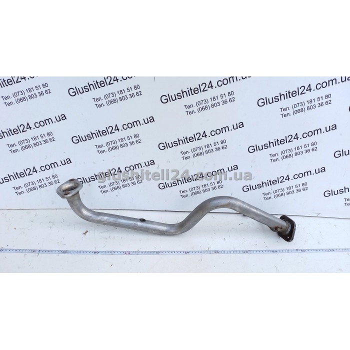 Приймальна труба Ніссан Ноут Е11 (Nissan Note)/Нісан Мікра К12 (Nisan Micra) 1.0/1.2/1.4 2003 - (15.230) Polmostrow алюмінізована