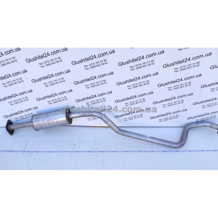 Резонатор (средний глушитель) Ниссан Альмера (Nissan Almera) 1.5/1.8 2002-2006 (15.25) Polmostrow алюминизированный