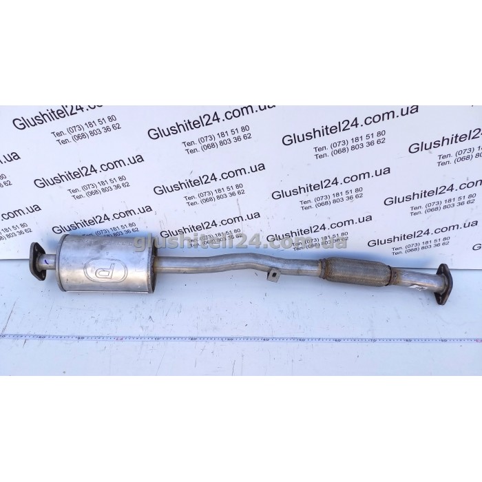 Резонатор Ниссан Блюберд (Nissan Bluebird) 2.0 Diesel 86-90 SDN/HB/Kombi (15.33) Polmostrow алюминизированный
