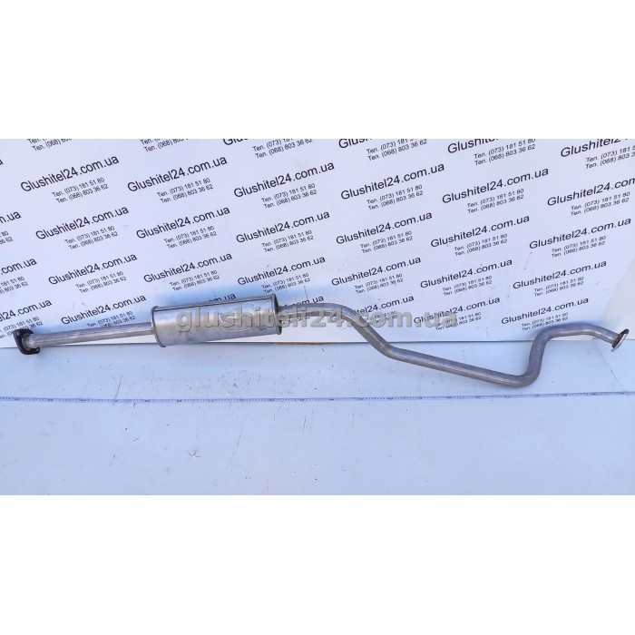 Резонатор Ниссан Альмера (Nissan Almera N16) 1.5/1.8i -16V хэтчбек/седан 2000-2006 (15.371) Polmostrow алюминизированный