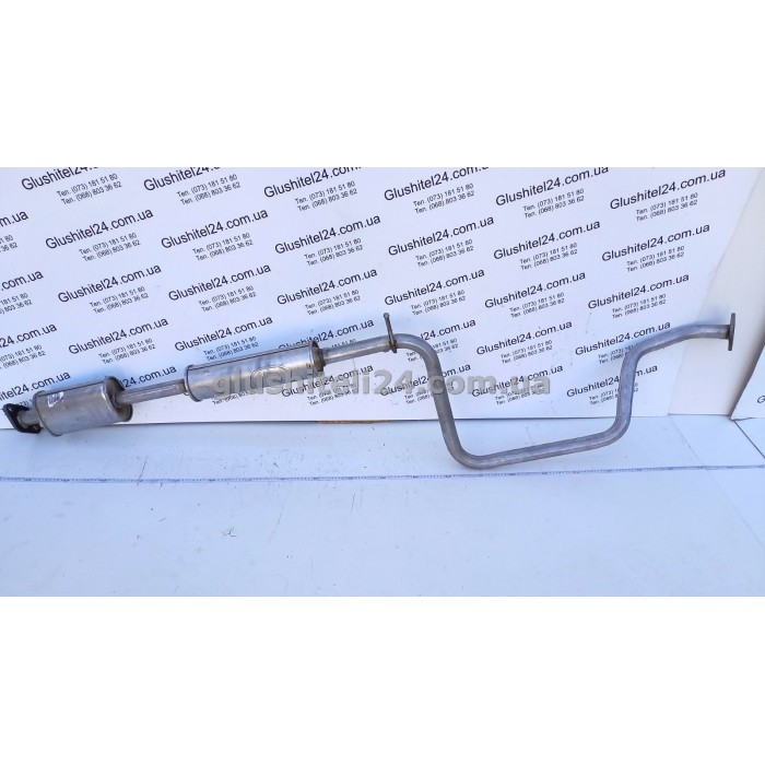 Резонатор Ниссан Примера (Nissan Primera) 1.6i-16V 00-02, 1.8i-16v 99-02 (15.372) Polmostrow алюминизированный