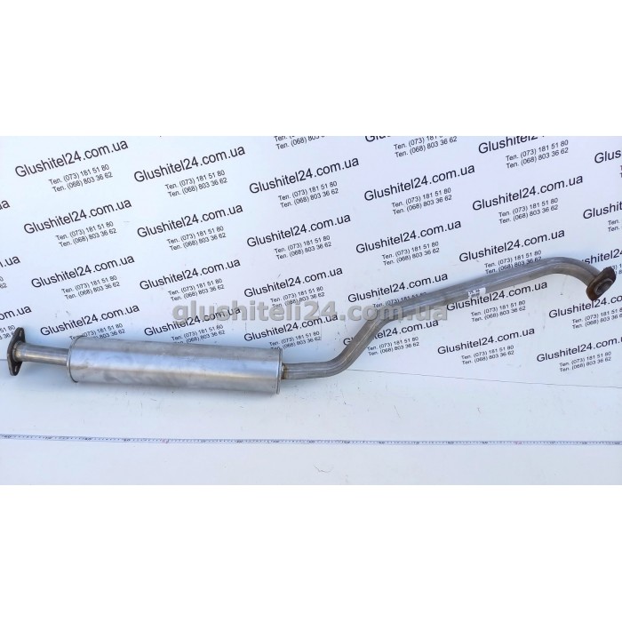 Резонатор Ніссан Примера (Nissan Primera) 1.6/1.8i 16V kat 2002-2007 (15.38) Polmostrow алюмінізований