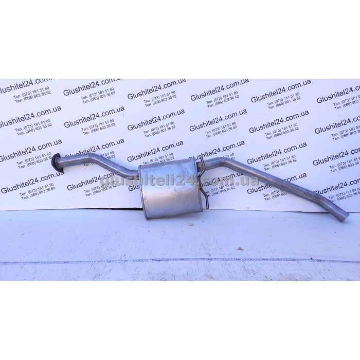 Резонатор Опель Омега А (Opel Omega A) 1.8/2.0/2.3D/2.4i комби kat 1986-1994 (17.030) Polmostrow алюминизированный