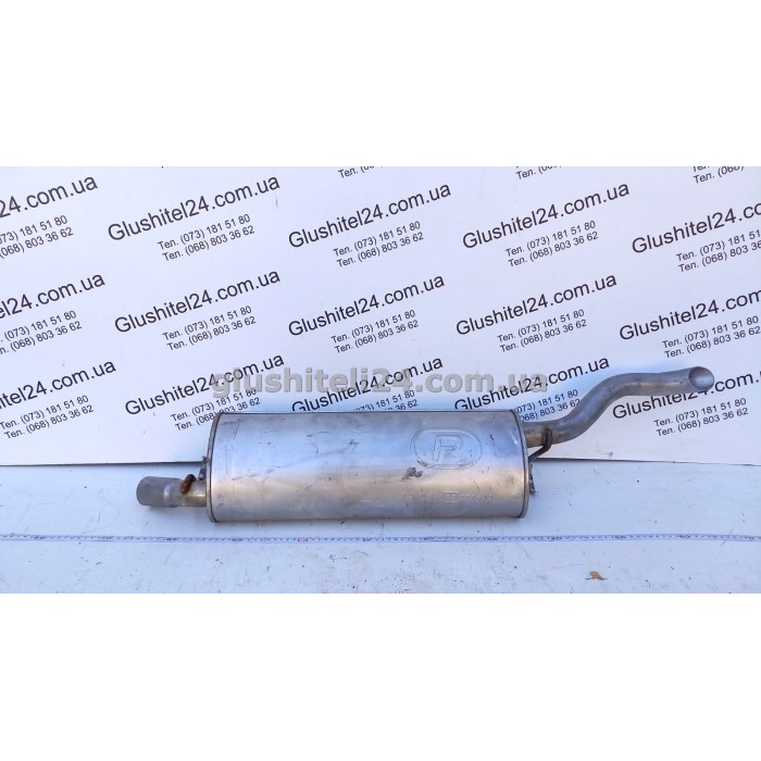 Глушник Опель Аскона С (Opel Ascona C) 1.6/1.8/2.0 бензин хетчбек 1981-1989 (17.04) Polmostrow алюмінізований