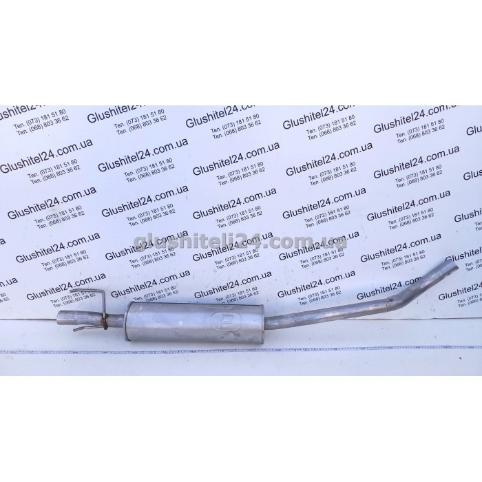 Резонатор Опель Корса Б (Opel Corsa B)/Опель Тігра (Opel Tigra) 1.4/1.6 1993-2000 (17.133) Polmostrow алюмінізований