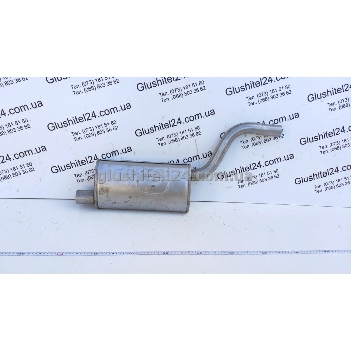 Глушник Опель Кадет Д (Opel Kadett D) 1.3 хетчбек 1979-1984 (17.15) Polmostrow алюмінізований