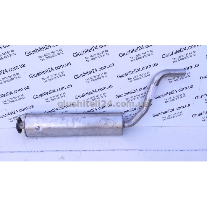 Глушитель средний Опель Инсигния (Opel Insignia) 2.0 CDTi Турбо дизель 2012 - (17.153) Polmostrow алюминизированный