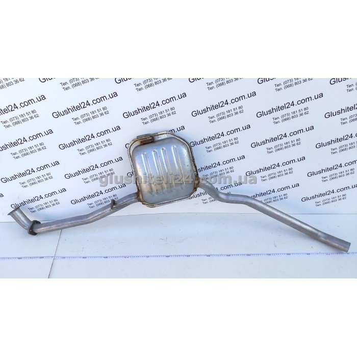 Резонатор Опель Омега Б (Opel Omega B) 2.5 V6/3.0i 24V kombi KAT правый 94 - (17.235) Polmostrow алюминизированный