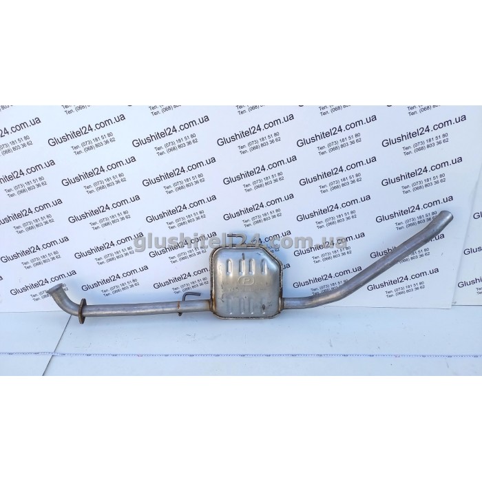 Резонатор Опель Омега Б (Opel Omega B) 2.5 V6/3.0i 24V kombi KAT левый 94- (17.236) Polmostrow алюминизированный