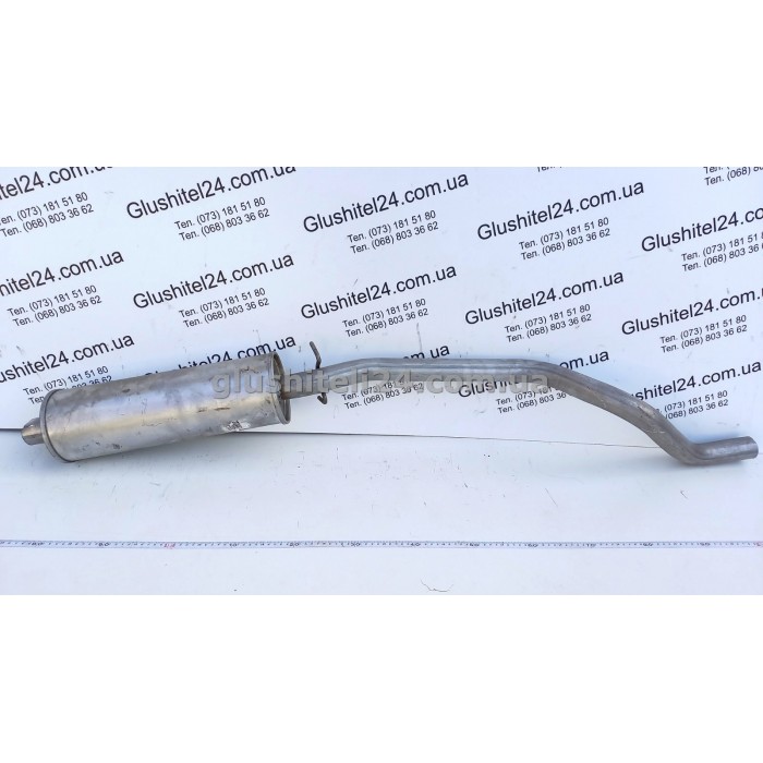 Резонатор Опель Кадет Е (Opel Kadett E) 1.3/1.6/1.8/1.6D 1984-1985 (17.24) Polmostrow алюмінізований