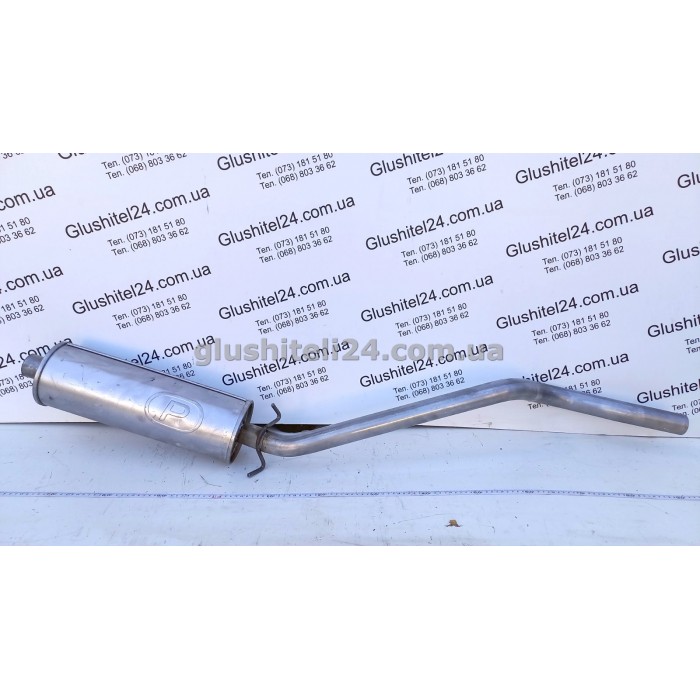 Резонатор Опель Кадет Е (Opel Kadett E) карбюратор 1.3/1.4/1.6/1.8/2.0/1.6D хэтчбек/седан 1985-1991 (17.27) Polmostrow алюминизированный