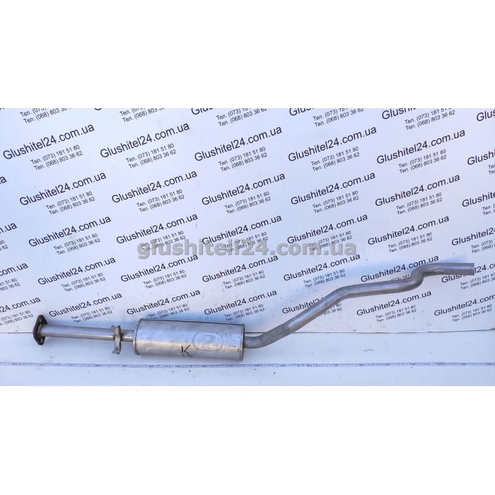 Резонатор Опель Вектра (Opel Vectra) 1.7D універсал 88-92 (17.277) Polmostrow алюмінізований