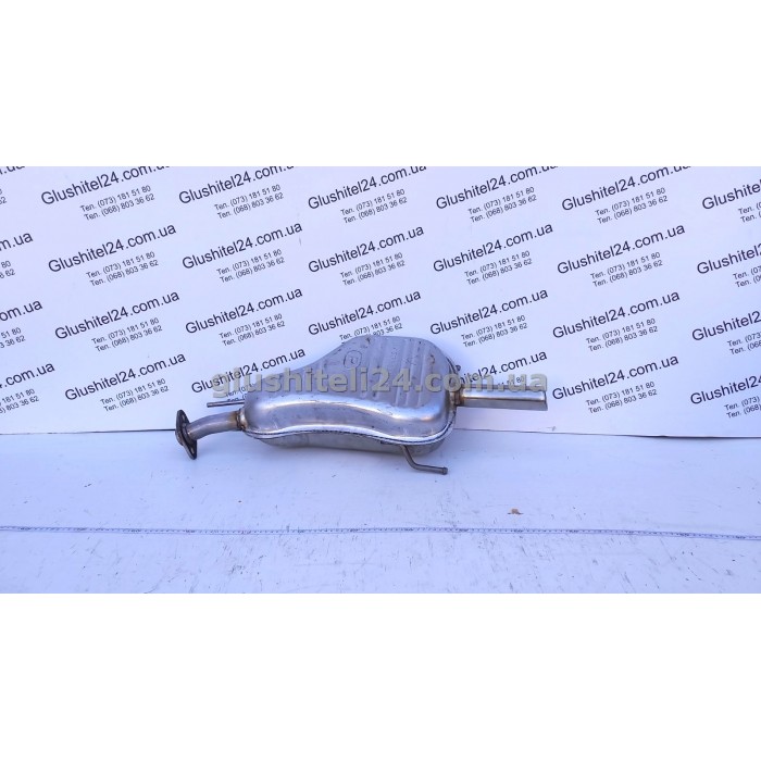 Глушник Опель Астра Г (Opel Astra G) під фланець 1.4/1.6 хэтчбек 16V 98- (17.291) Polmostrow алюмінізований