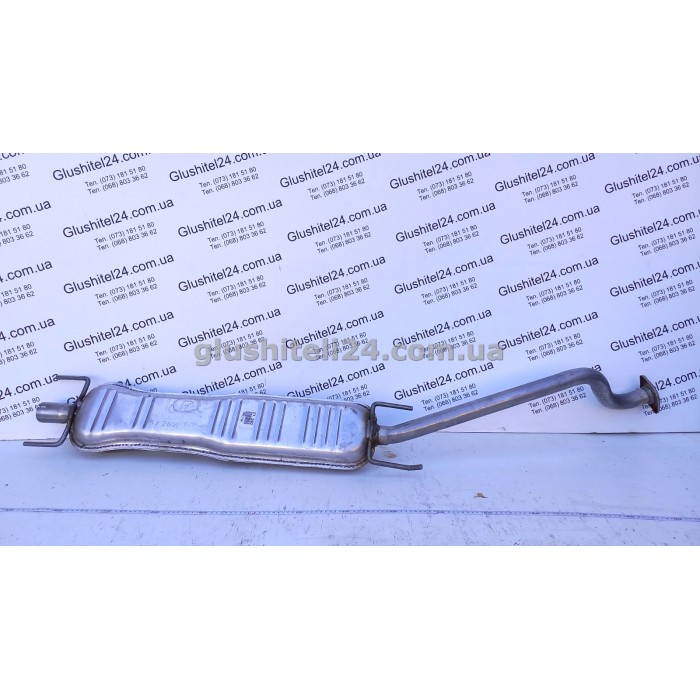 Резонатор Опель Астра Г (Opel Astra G) под фланец 1.6i/1.8i/2.0i 16V 1998- (17.292) Polmostrow алюминизированный