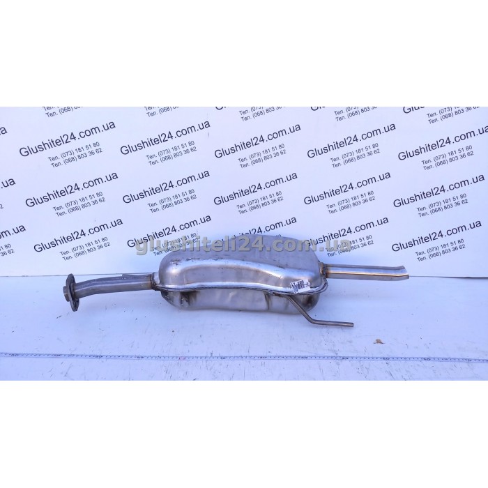 Глушник Опель Астра Г (Opel Astra G) під фланець 1.4/1.6i бензин -8/16V універсал 1998-2003 (17.295) Polmostrow алюмінізований