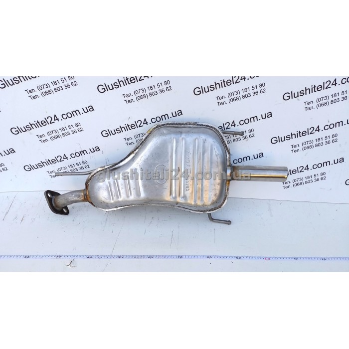 Глушник Опель Астра Г (Opel Astra G) 1.8i/2.0i 16V хетчбек HB 1998-2004 (17.297) Polmostrow алюмінізований