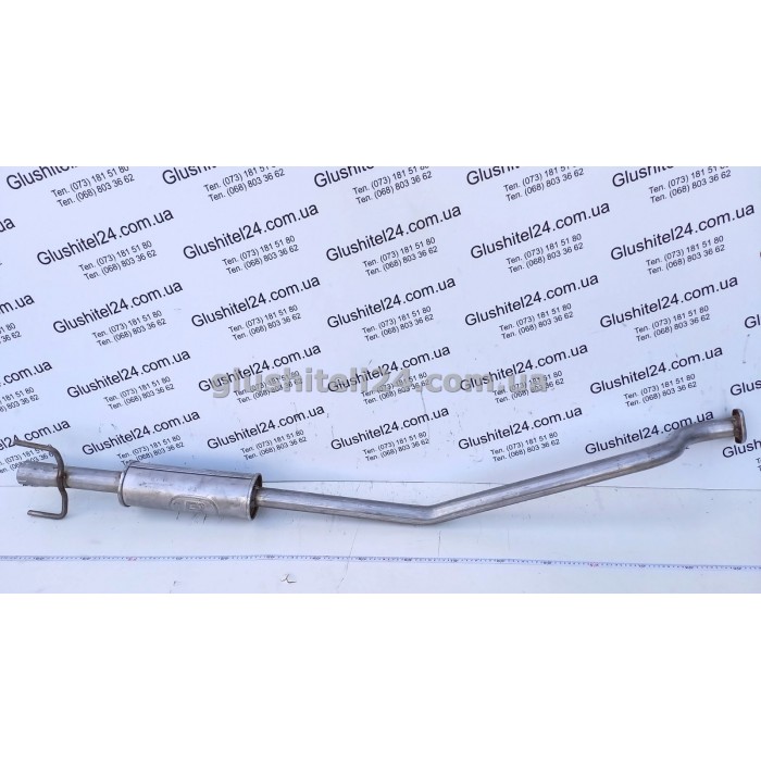 Резонатор Опель Астра Г (Opel Astra G) 1.7 турбо дизель 1998-2004 (17.305) Polmostrow алюмінізований