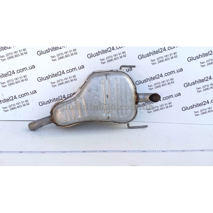 Глушник Опель Астра Х (Opel Astra H) 1.6/1.8i 16V хетчбек/комбі 2004 - (17.307) Polmostrow алюмінізований