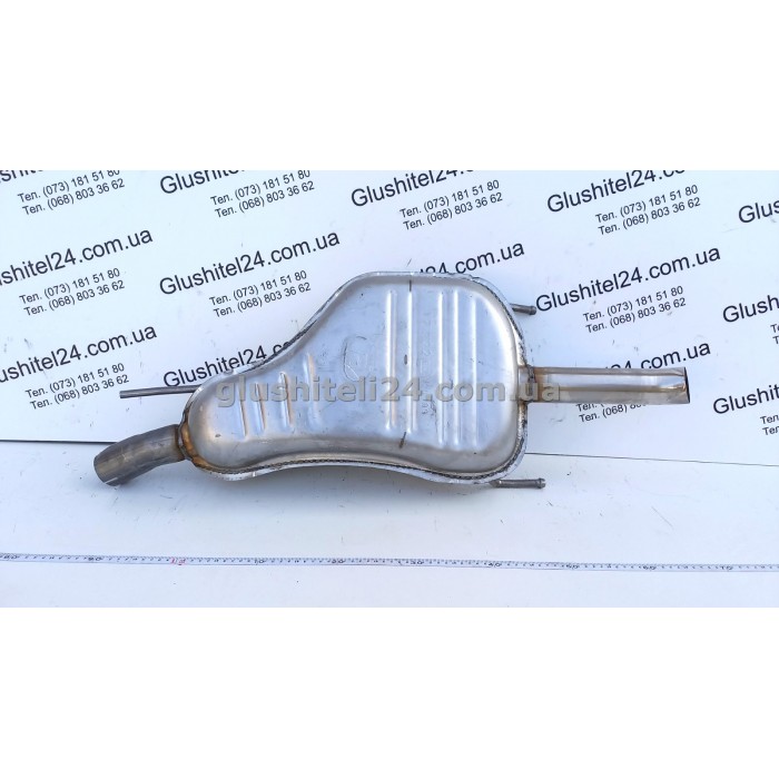 Глушник Опель Зафіра А (Opel Zafira A) 2.0/2.2 DTi TD 2003-2005 (17.322) Polmostrow алюмінізований