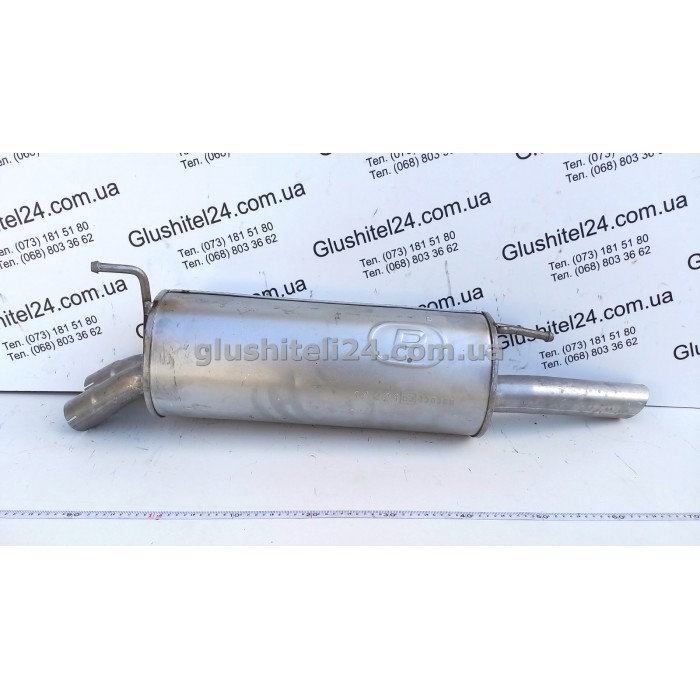 Глушитель Опель Омега Б (Opel Omega B) 2.2 бензин -16V универсал 1999-2003 (17.324) Polmostrow алюминизированный