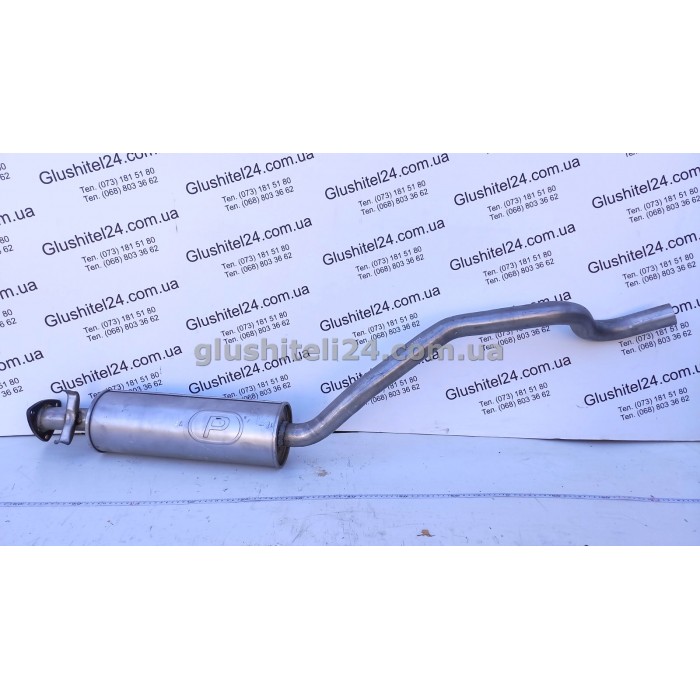 Резонатор Опель Вектра А (Opel Vectra А) 1.8i/2.0i/GT kat 1988-1995 (17.38) Polmostrow алюминизированний