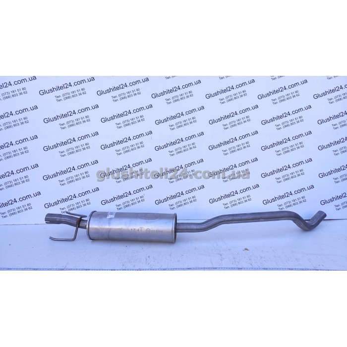 Резонатор Опель Корса Б (Opel Corsa B) 1.2/1.4/1.5D/1.7D 1993-2000/Опель Тігра (Opel Tigra) 1.4/1.6 94-97 (17.41) Polmostrow алюмінізований
