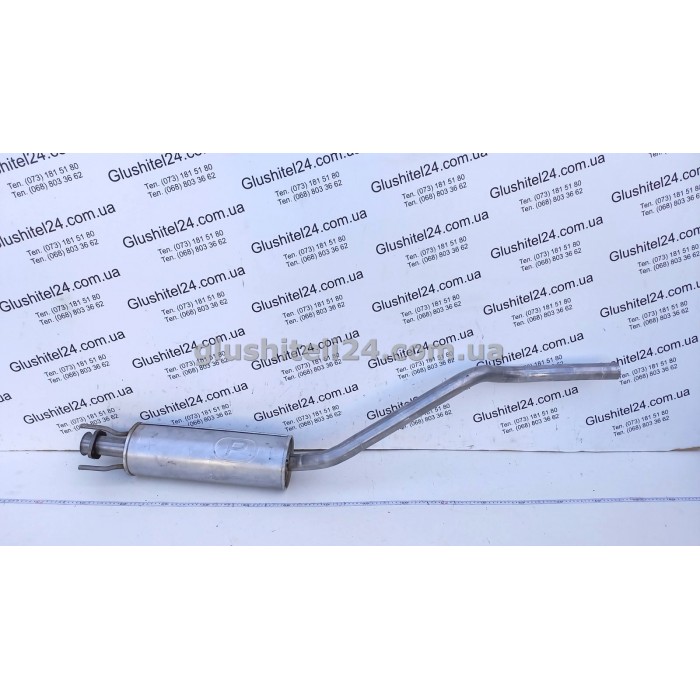 Резонатор Опель Астра (Opel Astra) 1.4/1.6/1.8/2.0/1.7D хэтчбек/седан kat 1991-1998 (17.44) Polmostrow алюминизированный