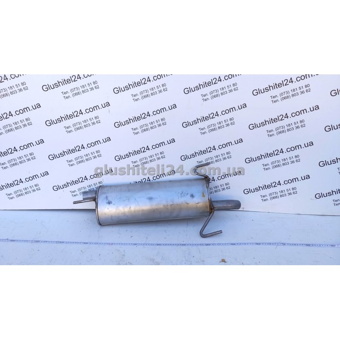 Глушитель Опель Астра Ф (Opel Astra F) хэтчбек 1.4/1.6 бензин/1.7TD 1993-1998 (17.49) Polmostrow алюминизированный