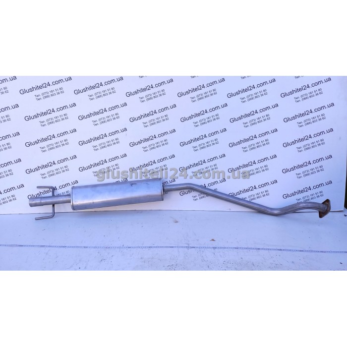 Резонатор Опель Астра Г (Opel Astra G) під фланець 1.4/1.6 8/16V 1998-2004 (17.530) Polmostrow алюмінізований