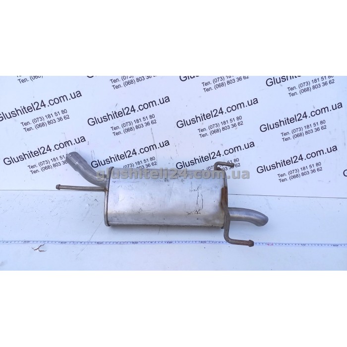 Глушник Опель Корса С (Opel Corsa C) 1.7Di; 1.7DTi Турбо дизель 2000-2003 (17.532) Polmostrow алюмінізований